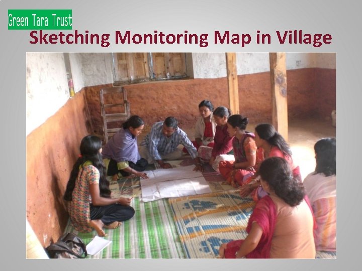 Sketching Monitoring Map in Village 