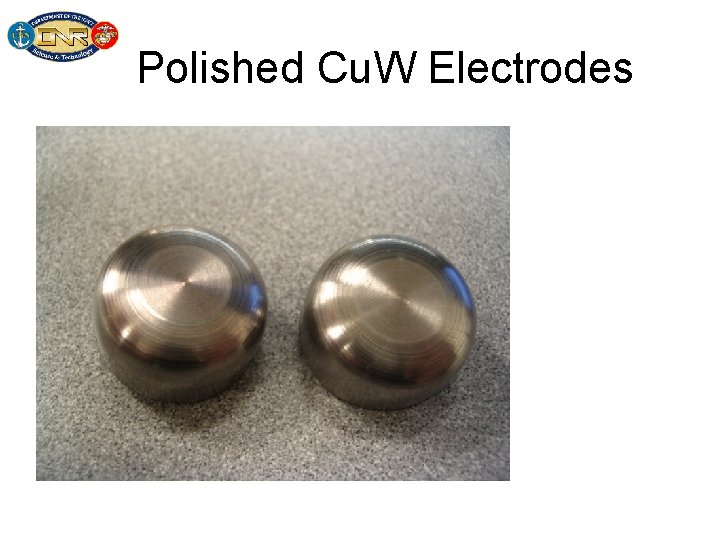 Polished Cu. W Electrodes 