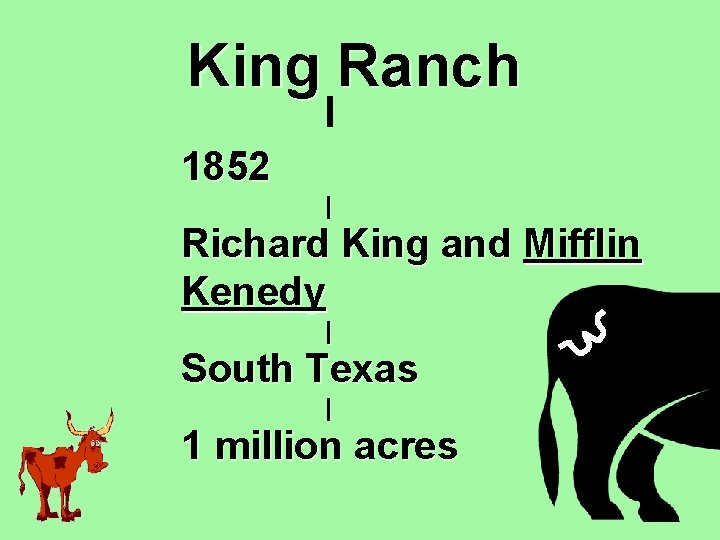 King Ranch 1852 | Richard King and Mifflin Kenedy | South Texas | 1