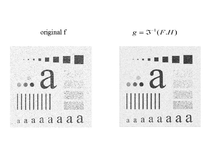 original f original f
