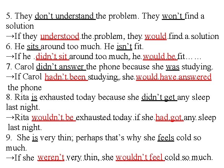 5. They don’t understand the problem. They won’t find a solution understood the problem,