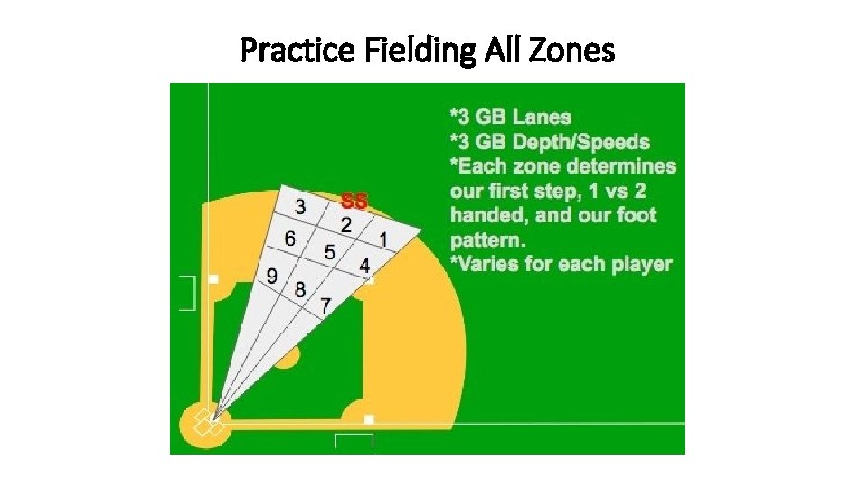 Practice Fielding All Zones Practice Fielding All Zones