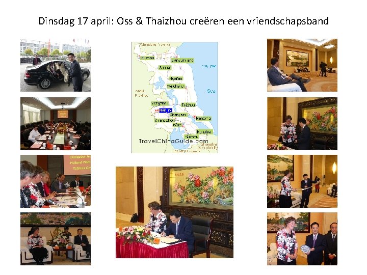 Dinsdag 17 april: Oss & Thaizhou creëren een vriendschapsband 