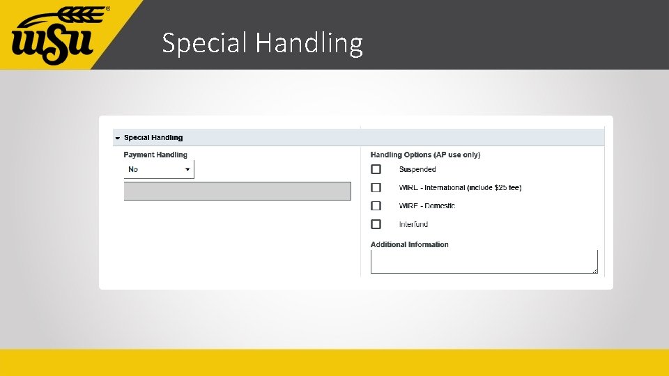 Special Handling 