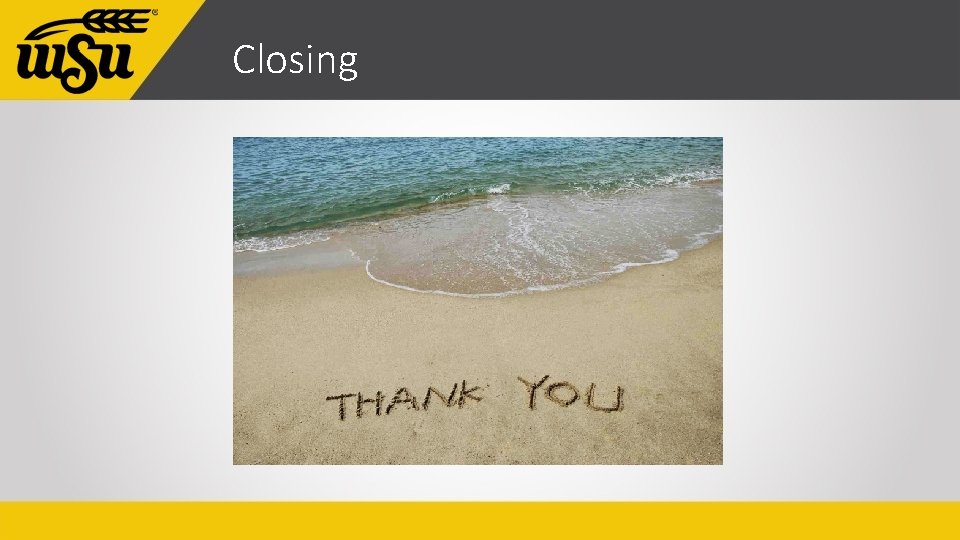 Closing 