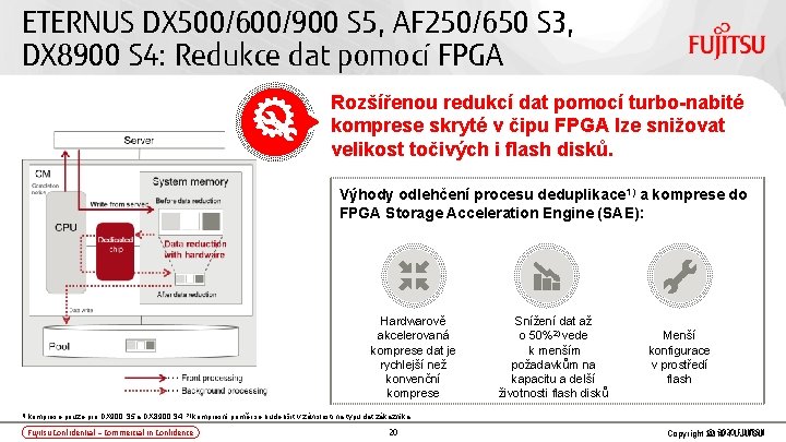 ETERNUS DX 500/600/900 S 5, AF 250/650 S 3, DX 8900 S 4: Redukce