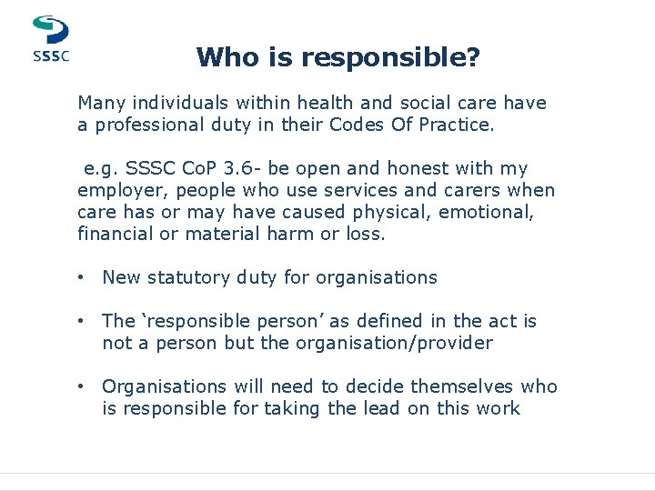 Who is responsible? Many and social care have MAINindividuals HEADERwithin GOEShealth HERE a professional Who is responsible? Many and social care have MAINindividuals HEADERwithin GOEShealth HERE a professional
