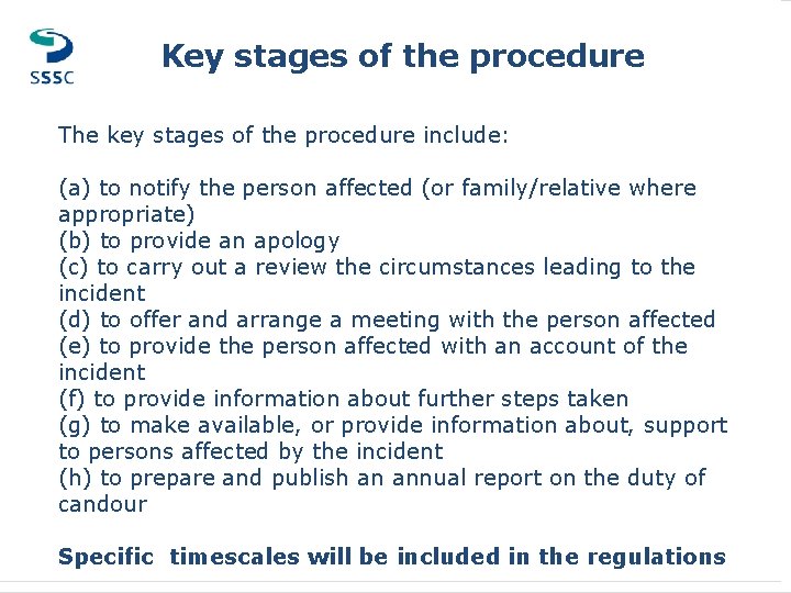 Key stages of the procedure HEADER HERE The. MAIN key stages of the. GOES Key stages of the procedure HEADER HERE The. MAIN key stages of the. GOES