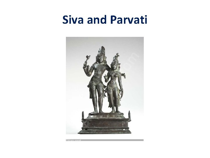 Siva and Parvati 