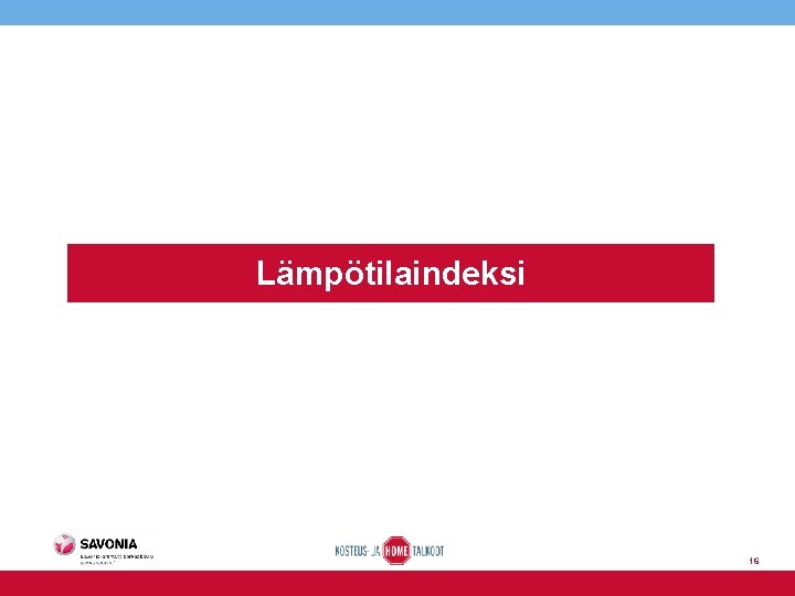 Lämpötilaindeksi 16 