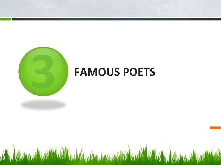 3 FAMOUS POETS 