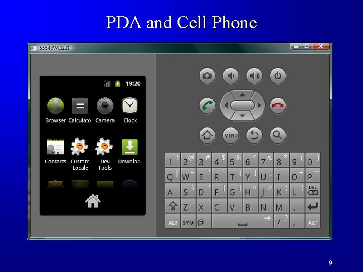 PDA and Cell Phone 9 