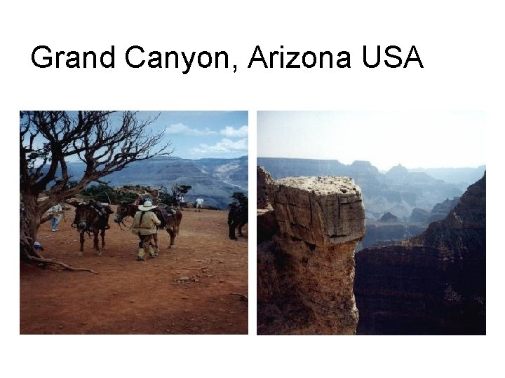 Grand Canyon, Arizona USA 