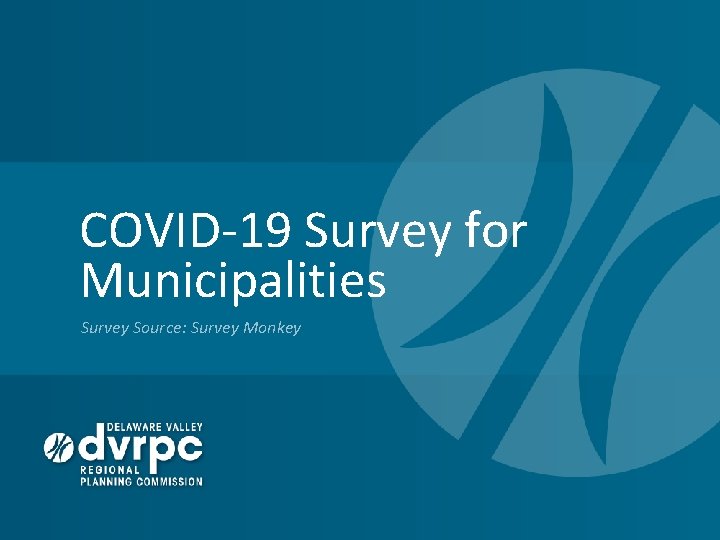 COVID-19 Survey for Municipalities Survey Source: Survey Monkey 