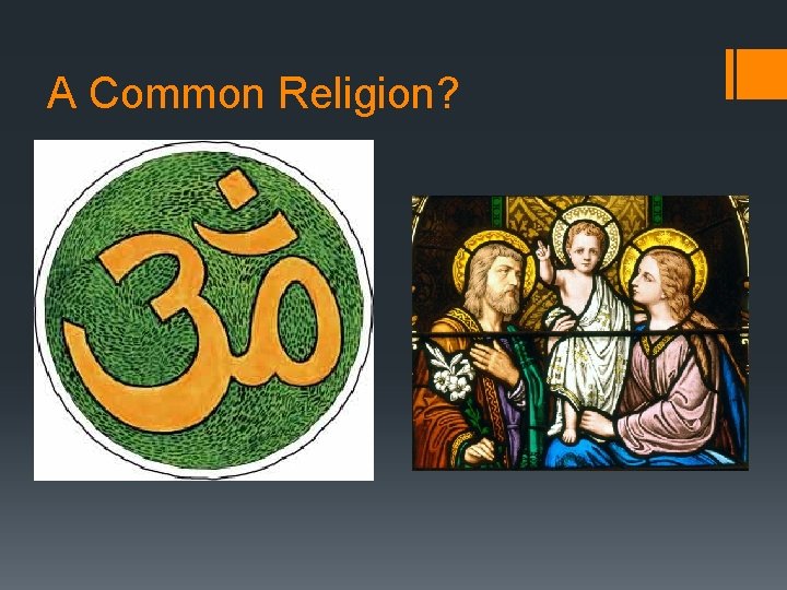 A Common Religion? 