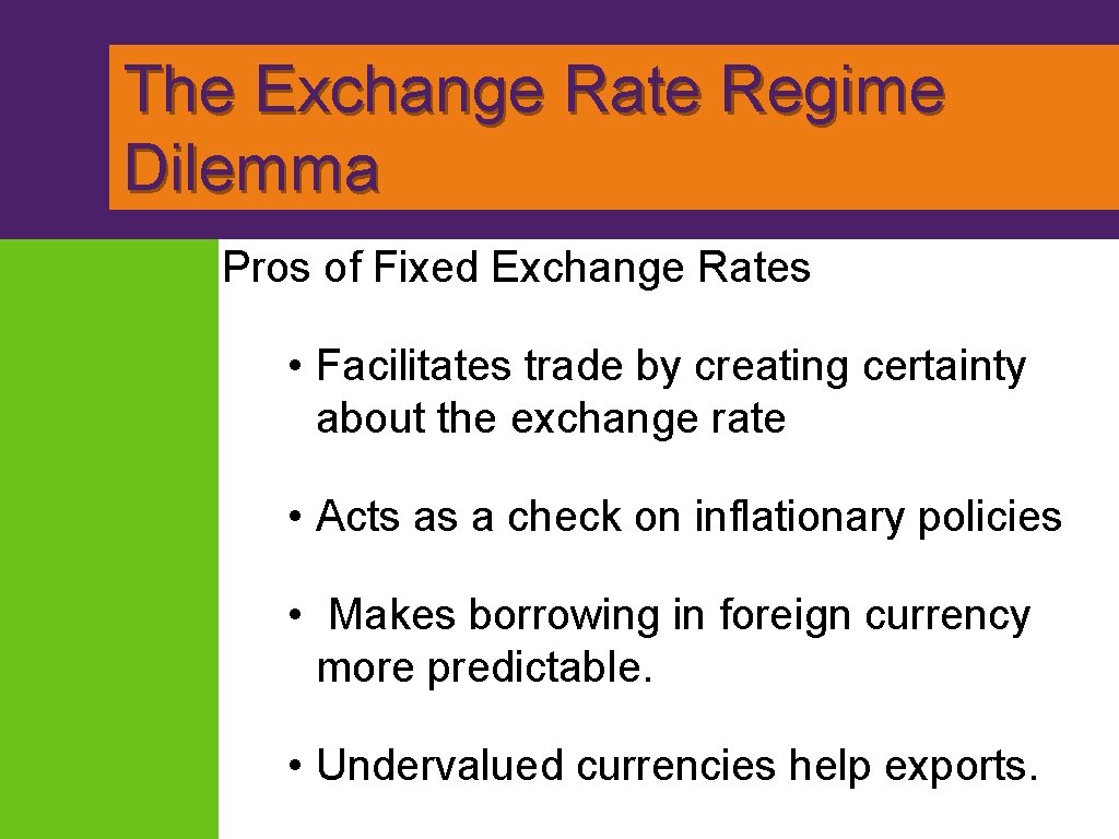 Module 43 Exchange Rate Policy KRUGMANS MACROECONOMICS for