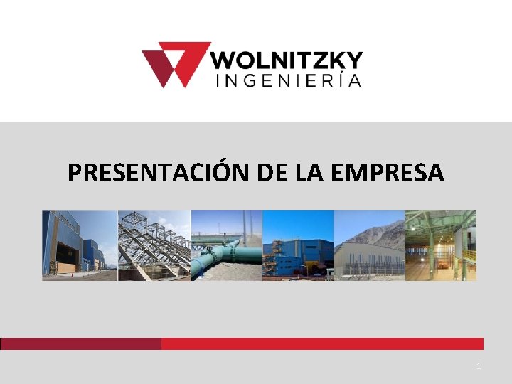 PRESENTACIÓN DE LA EMPRESA 1 