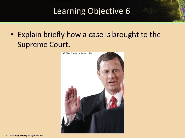 Learning Objective 6 • Explain briefly how a case is brought to the Supreme Learning Objective 6 • Explain briefly how a case is brought to the Supreme