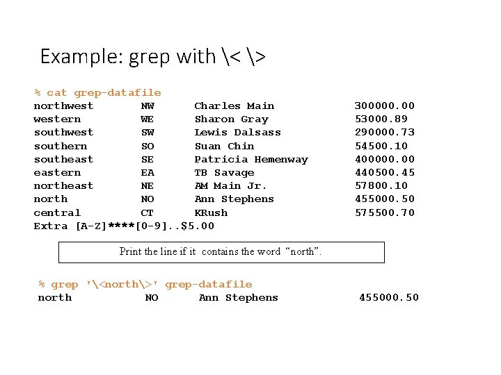 Regular Expressions In Unixlinuxcygwin Cs 162 Ucirvine Some