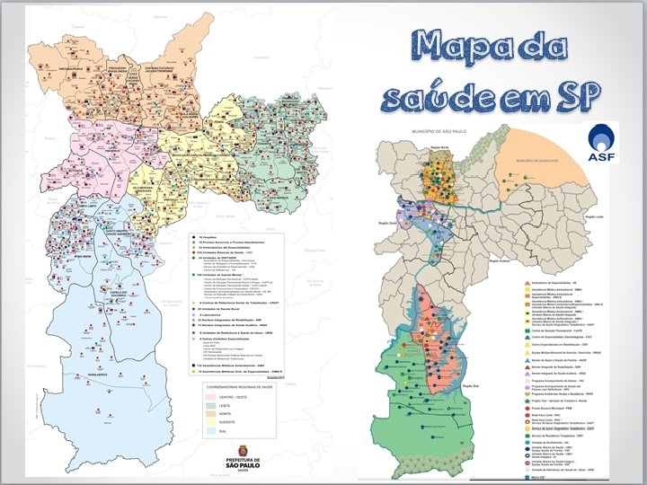 Mapa da saúde em SP 