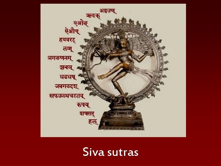 Siva sutras 