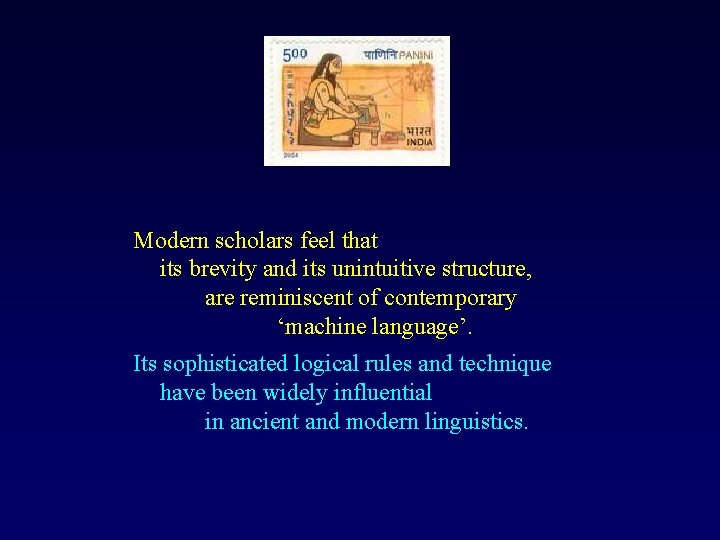 Modern scholars feel that its brevity and its unintuitive structure, are reminiscent of contemporary