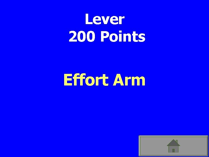 Lever 200 Points Effort Arm 