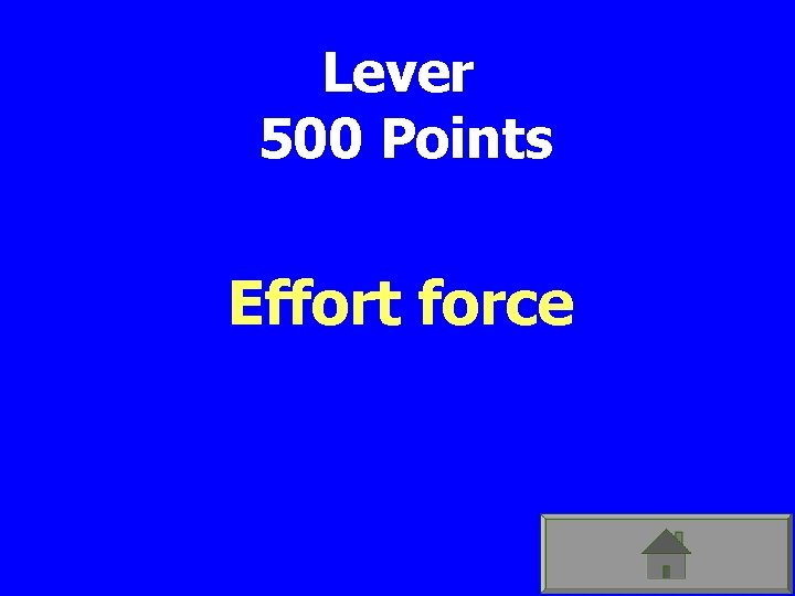 Lever 500 Points Effort force 