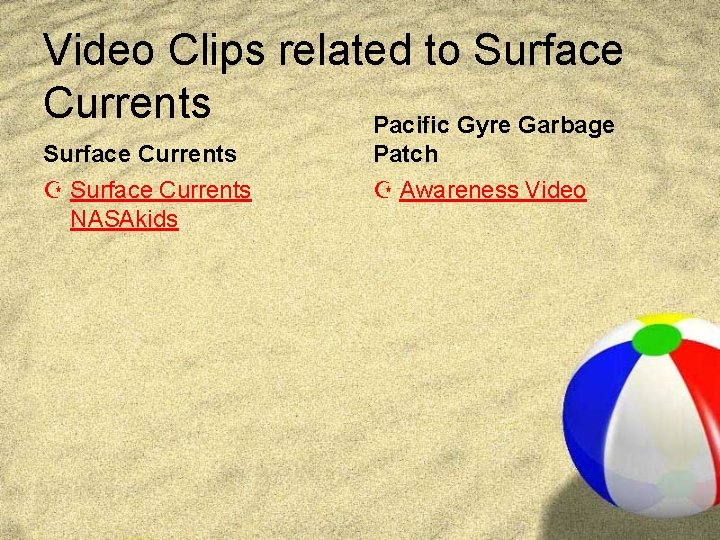 Video Clips related to Surface Currents Pacific Gyre Garbage Surface Currents Patch Z Surface Video Clips related to Surface Currents Pacific Gyre Garbage Surface Currents Patch Z Surface