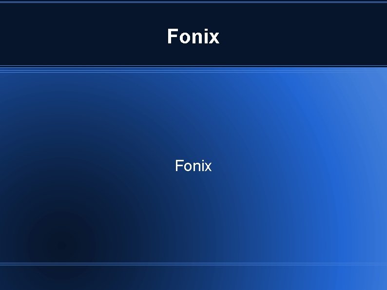 Fonix 