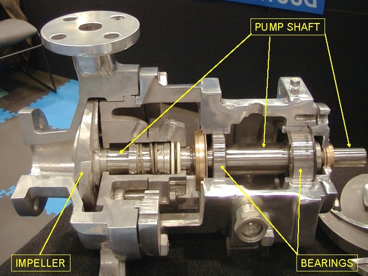 PUMP SHAFT IMPELLER BEARINGS 