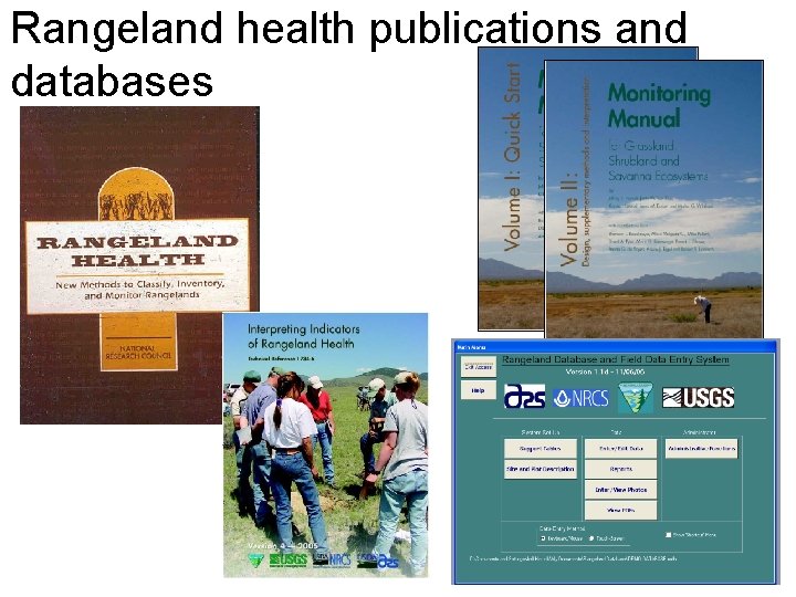 Rangeland health publications and databases 