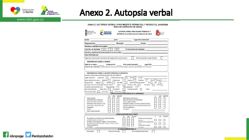 Anexo 2. Autopsia verbal 