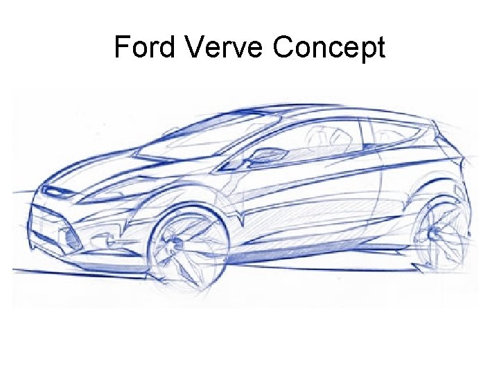 Ford Verve Concept Ford Verve Concept