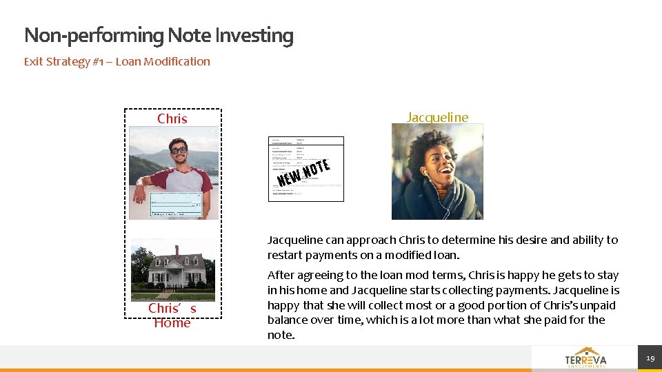 Non-performing Note Investing Exit Strategy #1 – Loan Modification Jacqueline Chris OTTEE N D Non-performing Note Investing Exit Strategy #1 – Loan Modification Jacqueline Chris OTTEE N D