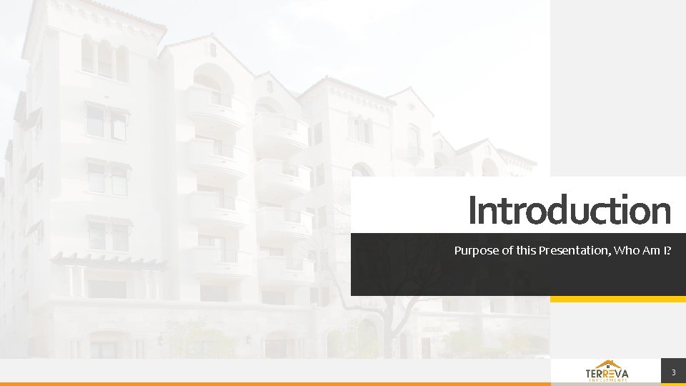Introduction Purpose of this Presentation, Who Am I? 3 Introduction Purpose of this Presentation, Who Am I? 3