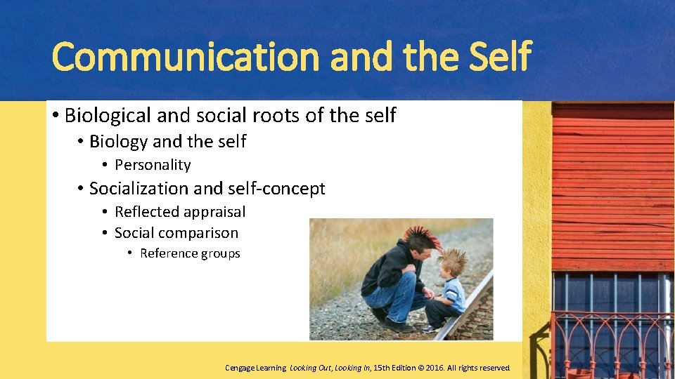 Communication and the Self • Biological and social roots of the self • Biology