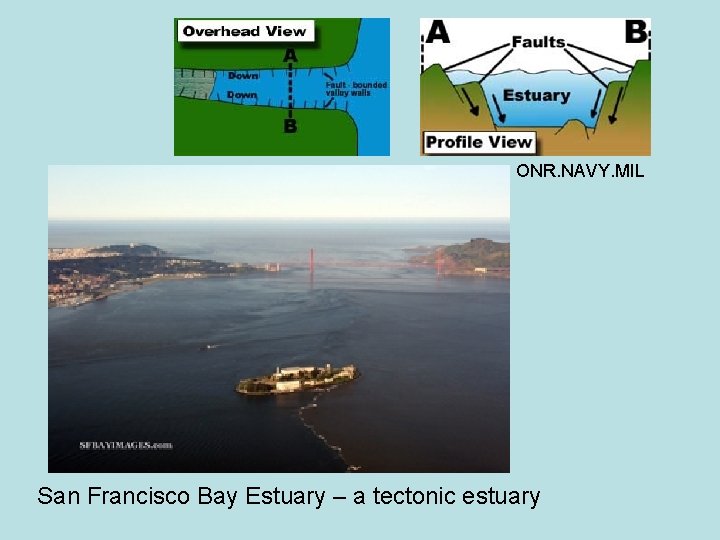 ONR. NAVY. MIL San Francisco Bay Estuary – a tectonic estuary ONR. NAVY. MIL San Francisco Bay Estuary – a tectonic estuary
