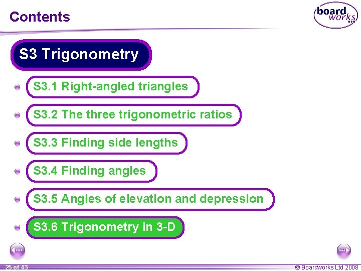 Contents S 3 Trigonometry A S 3. 1 Right-angled triangles A S 3. 2