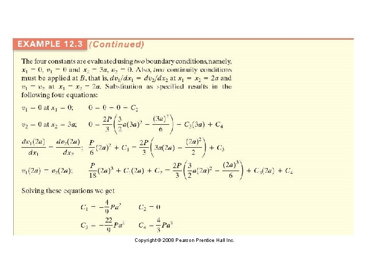 Copyright © 2008 Pearson Prentice Hall Inc. 