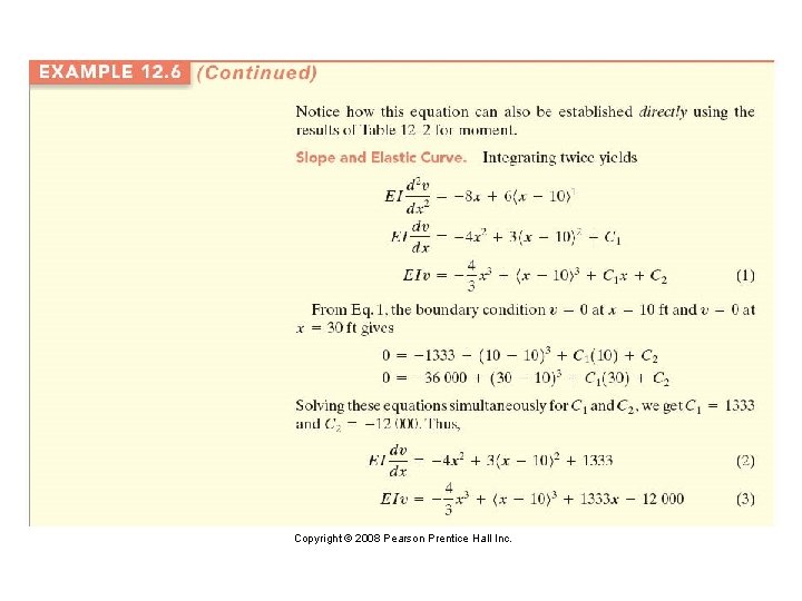 Copyright © 2008 Pearson Prentice Hall Inc. 