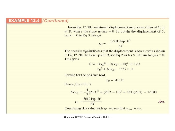 Copyright © 2008 Pearson Prentice Hall Inc. 