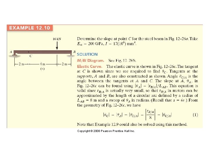 Copyright © 2008 Pearson Prentice Hall Inc. 