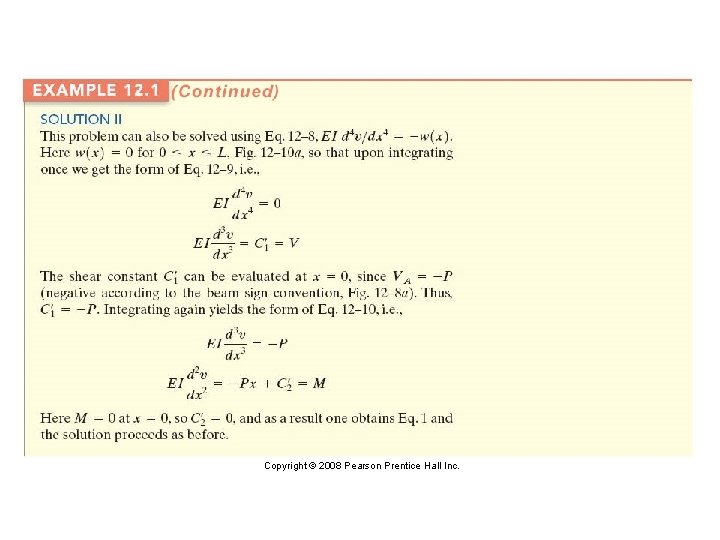 Copyright © 2008 Pearson Prentice Hall Inc. 