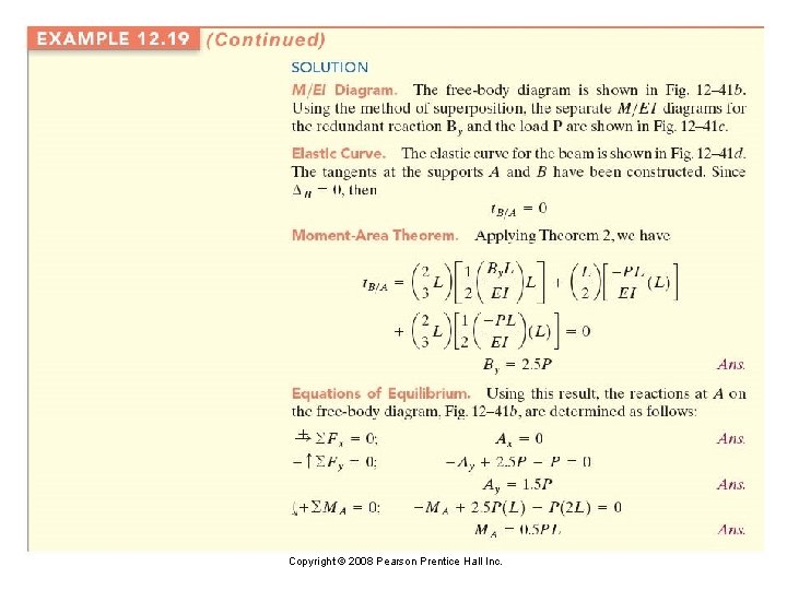 Copyright © 2008 Pearson Prentice Hall Inc. 