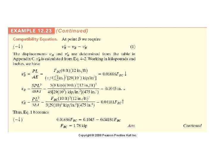 Copyright © 2008 Pearson Prentice Hall Inc. 