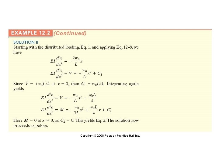 Copyright © 2008 Pearson Prentice Hall Inc. 
