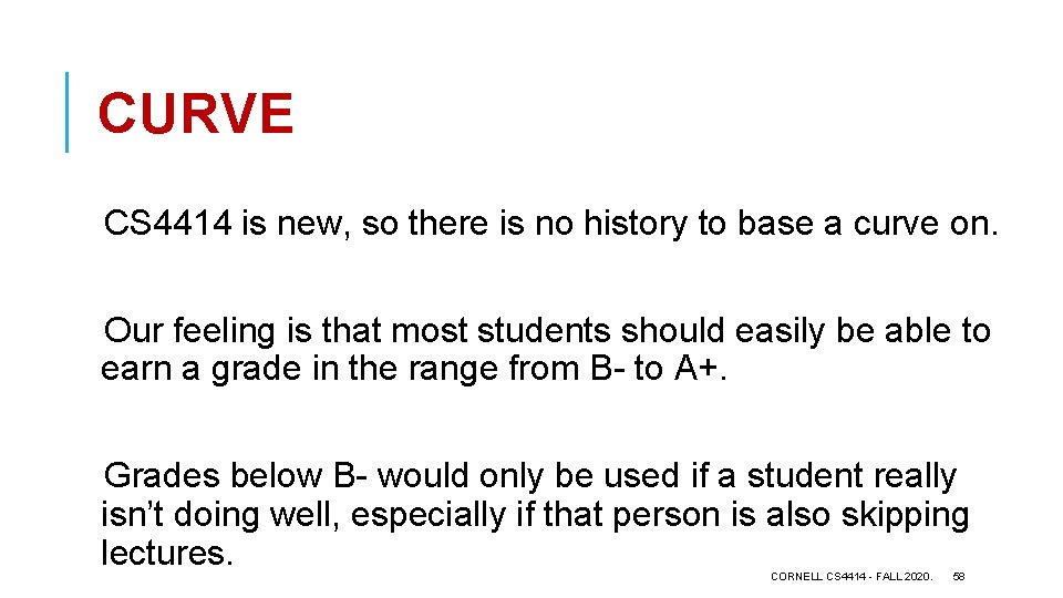 CURVE CS 4414 is new, so there is no history to base a curve