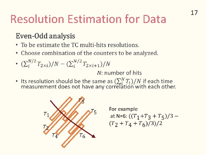 Resolution Estimation for Data • 17 