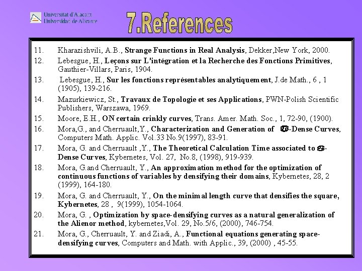 11. 12. 13. 14. 15. 16. 17. 18. 19. 20. 21. Kharazishvili, A. B. 11. 12. 13. 14. 15. 16. 17. 18. 19. 20. 21. Kharazishvili, A. B.